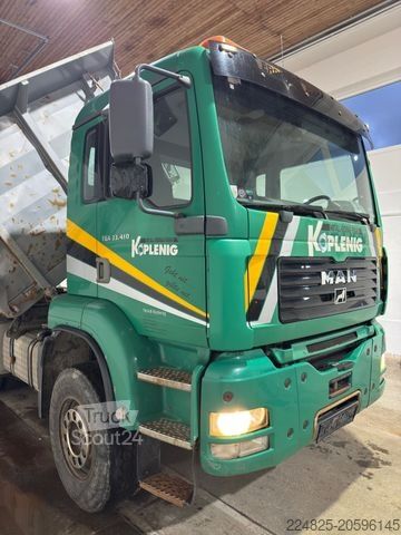 Camión volquete trilateral MAN TGA 33.413 FDK DREISEITENKIPPER BLATT SCHALTER