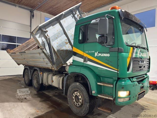 Camión volquete trilateral MAN TGA 33.413 FDK DREISEITENKIPPER BLATT SCHALTER