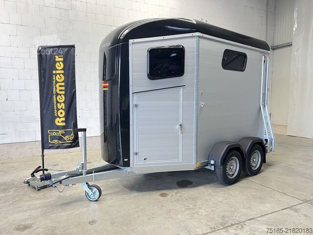 Hestetransporthenger Böckmann Portax Esprit silv+bl TKL SK Pferdeanhänger