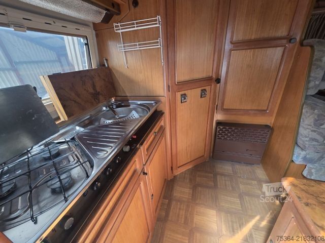 Integrált lakóautó FFB/TABBERT Fiat 290 70 KW FFB Classic Wohnmobil Hubbett