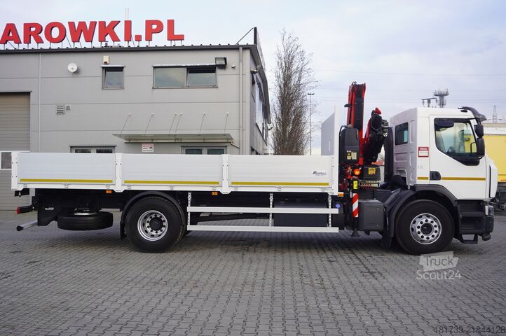 Platform met kraan Renault C280 DTI 8/ FASSI crane F135A.22/ 8units