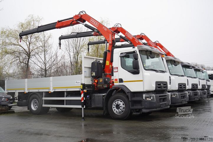 Platform met kraan Renault C280 DTI 8/ FASSI crane F135A.22/ 8units