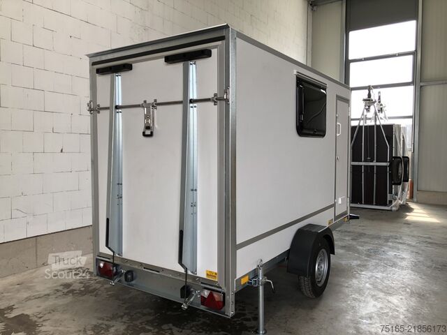 Kofferanhänger Blyss F1330HD Rampe Tür 2 Fenster Kofferanhänger