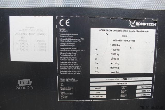Inne Komptech KOMPTECH HURRIFEX - Siebanlage Nr: 038