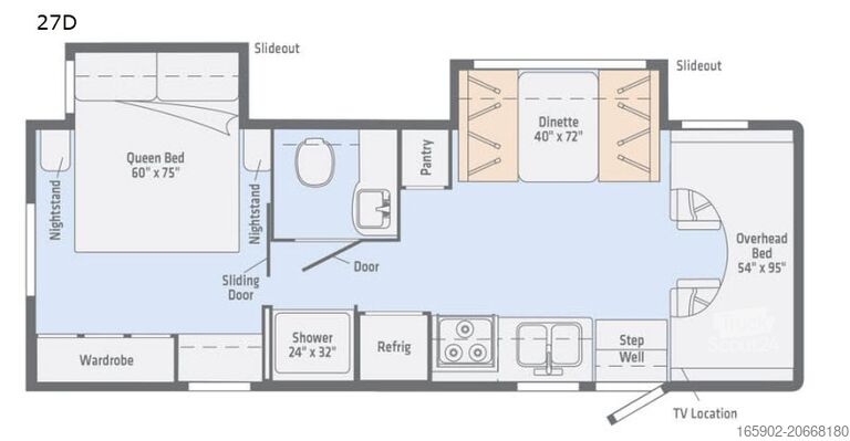 Автодом Alcove Winnebago Outlook 2 Slides LPG