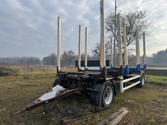 Kokmateriālu transportieris Zanner AKH 18 PRZYCZEPA DO LASU