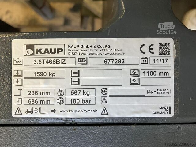 Gaffelpositioner KAUP 3,5T466 BIZ