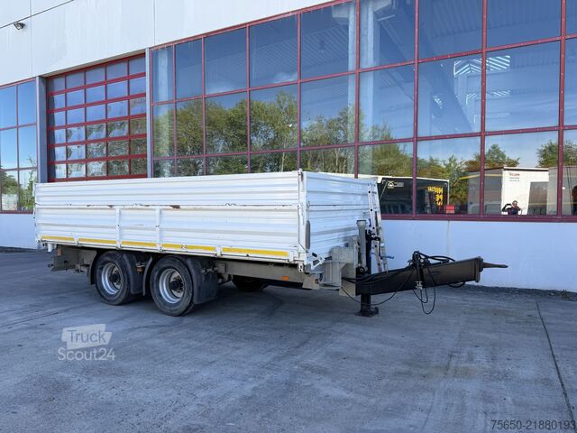 Veicolo commerciale  18 t  18 t Tandemkipper- Tieflader, Aufsatzbordwände