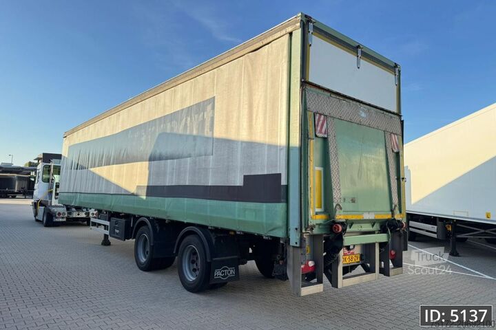 Bâches coulissantes Pacton TBD.2 / DHOLLANDIA 2500kg / Steering axle
