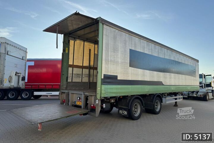 Bâches coulissantes Pacton TBD.2 / DHOLLANDIA 2500kg / Steering axle
