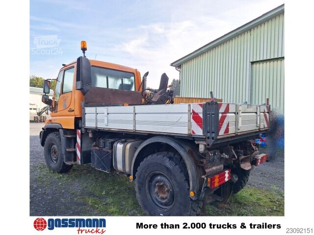 Autocamion cu destinație specială Unimog U300 405/20 4x4, Frontzapfwelle, Kipper
