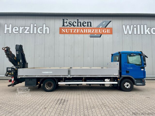 Lastebil med plan MAN TGL 12.250 | HIAB 099 BS-3*Funk*5&6 Kreis*AC*AHK