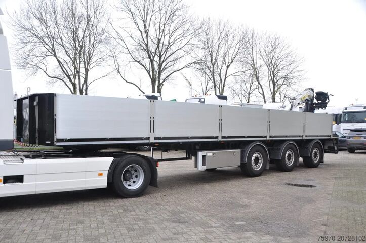 Laadplatform KWB 2018 + JKB 12R/62-2 KRAAN / ALU BORDEN / 2x STU...