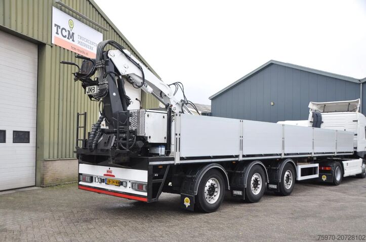 Laadplatform KWB 2018 + JKB 12R/62-2 KRAAN / ALU BORDEN / 2x STU...