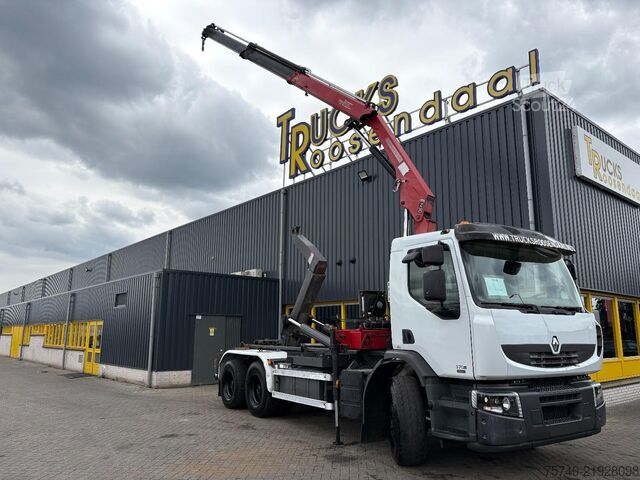 Автокран Renault Premium 370DXI + HMF 1430 K3 + 6X4 + HOOKSYTEM ...