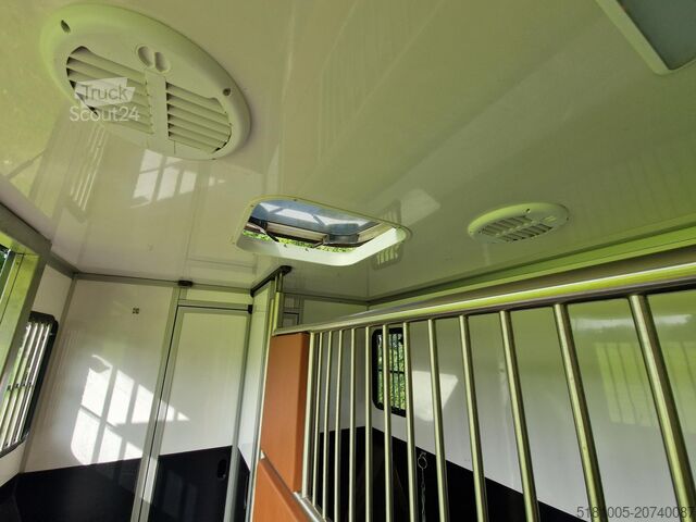 Transport av hästar Renault Master Occasion paardenwagen Automaat 5 zitplaa...