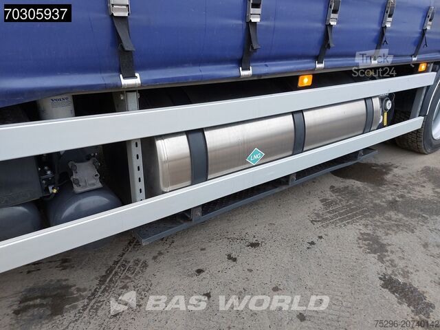 Telone scorrevole Volvo FH 460 6X2 Curtainsider Combi LNG Engine Slidin...
