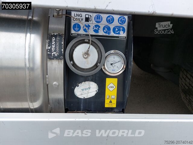 Telone scorrevole Volvo FH 460 6X2 Curtainsider Combi LNG Engine Slidin...