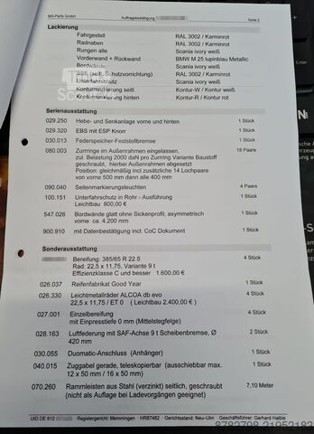 Odprta prikolica Trailertech Baustoff-Pritschenanhänger