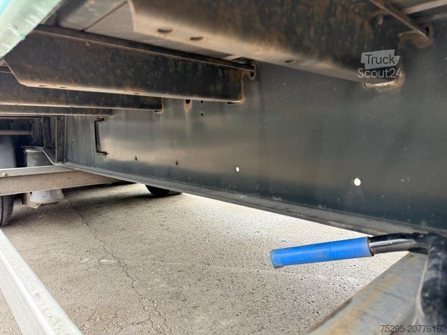 Atvērta puspiekabe ar tentu KÖGEL 3 Achs MEGA Staplerhalter Lift SAF TÜV02/26