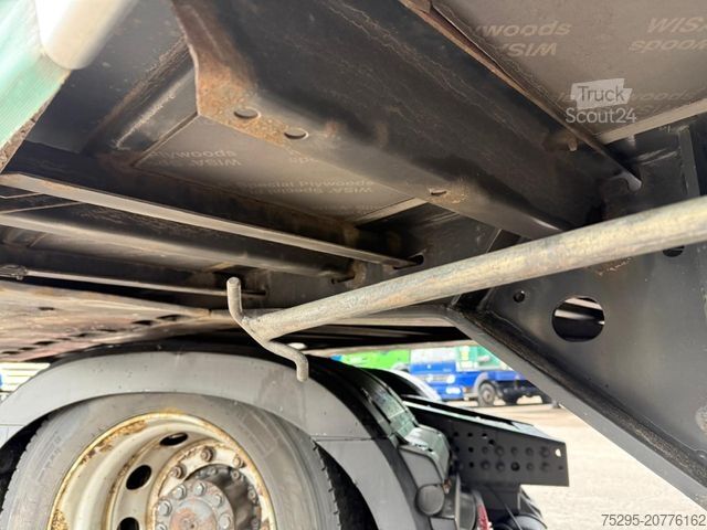 Atvērta puspiekabe ar tentu KÖGEL 3 Achs MEGA Staplerhalter Lift SAF TÜV02/26