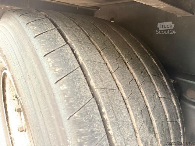 Atvērta puspiekabe ar tentu KÖGEL 3 Achs MEGA Staplerhalter Lift SAF TÜV02/26