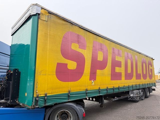 Atvērta puspiekabe ar tentu KÖGEL 3 Achs MEGA Staplerhalterung Liftachse SAF