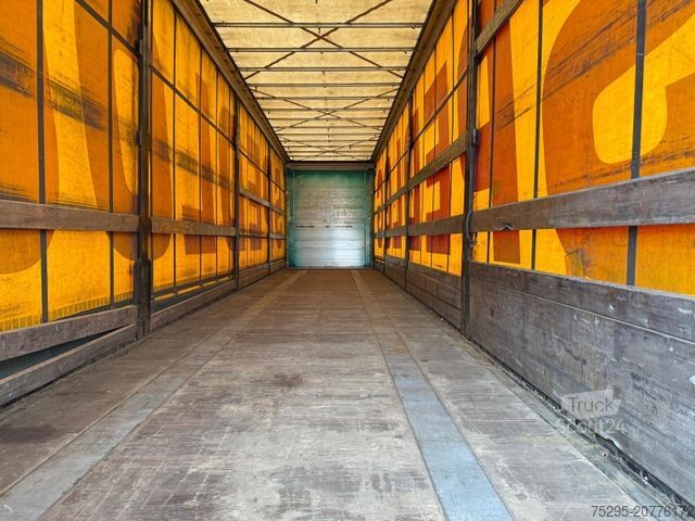 Atvērta puspiekabe ar tentu KÖGEL 3 Achs MEGA Staplerhalterung Liftachse SAF