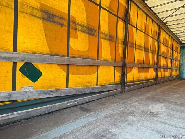 Atvērta puspiekabe ar tentu KÖGEL 3 Achs MEGA Staplerhalterung Liftachse SAF