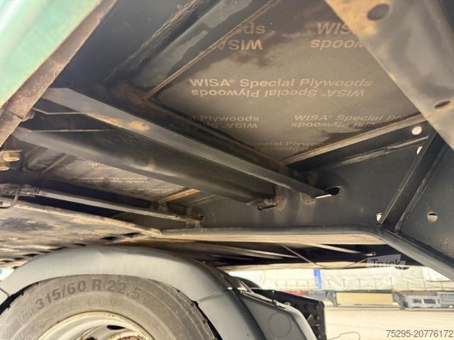 Atvērta puspiekabe ar tentu KÖGEL 3 Achs MEGA Staplerhalterung Liftachse SAF