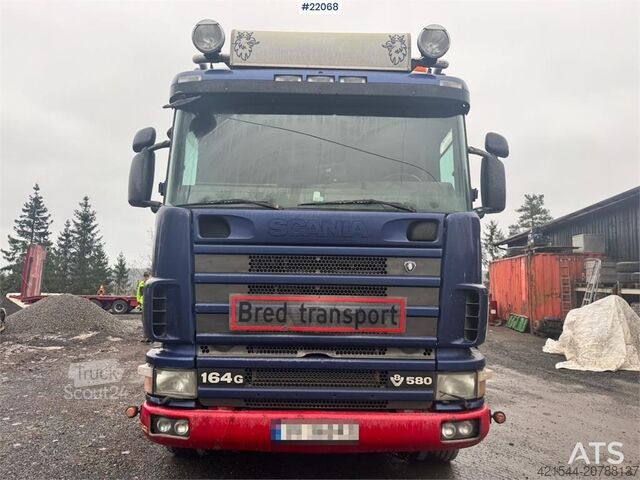 Hook arm system Scania R164 580 8x2 tridem hook truck