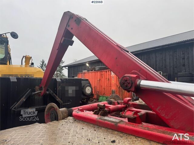 Hook arm system Scania R164 580 8x2 tridem hook truck