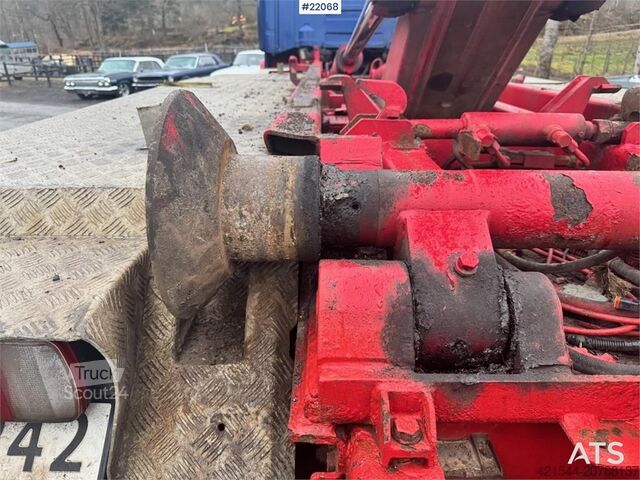 Hook arm system Scania R164 580 8x2 tridem hook truck