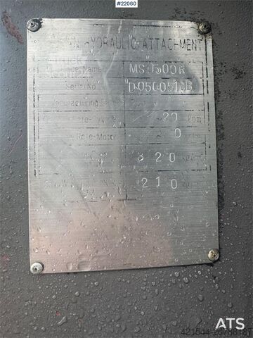 Bouwmachine MSD500R Sorteringsklype