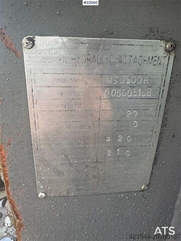 Bouwmachine  MSD500R Sorteringsklype