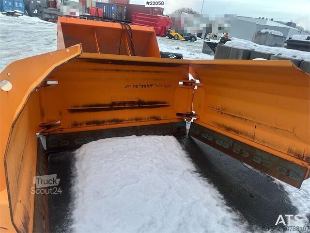 Construction equipment Schmidt folding wing snow plough