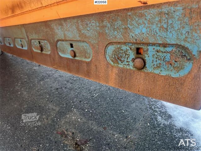 Construction equipment Schmidt folding wing snow plough