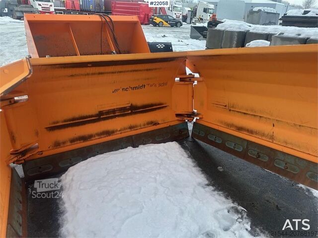 Construction equipment Schmidt folding wing snow plough