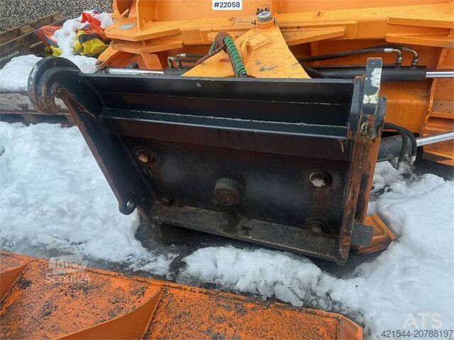 Construction equipment Schmidt folding wing snow plough