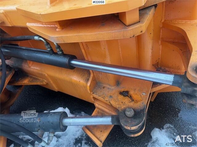 Construction equipment Schmidt folding wing snow plough