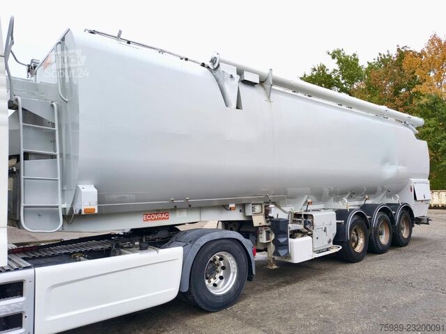 Ecovrac SKRUV transportskruv + luft, Hatz-diesel, 6 fack, 3 axlar, lyftaxel MVI2164 Ecovrac AUGER VIJZEL + Air , HATZ DIESEL, 6 COMPARTMENT...