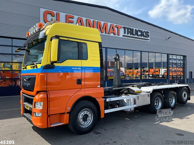 Sistema de braço de gancho Man TGX 35.440 Euro 6 8x4 26 Ton haakarmsysteem