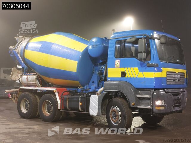 Liquidificador MAN TGA 26.360 6X4 7 m³ Stetter Mixer Steel suspens...