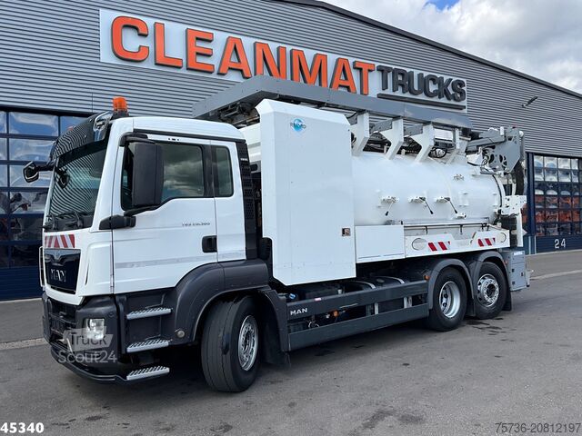 Veículo de aspiração MAN TGS 26.360 Euro 6 Rivard 17m³ Combi Just 185.76...