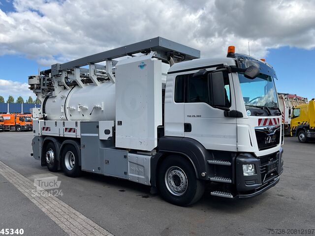 Veículo de aspiração MAN TGS 26.360 Euro 6 Rivard 17m³ Combi Just 185.76...