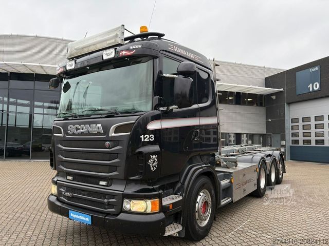 Ruloninė konteinerinė savivartis SCANIA R620 V8 8x4