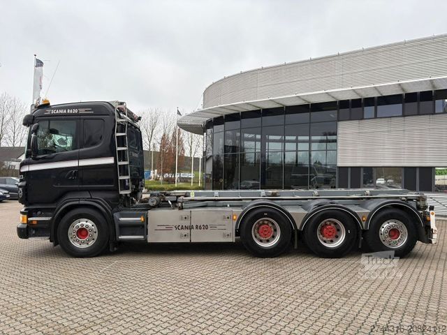 Ruloninė konteinerinė savivartis SCANIA R620 V8 8x4
