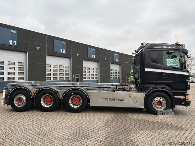 Ruloninė konteinerinė savivartis SCANIA R620 V8 8x4