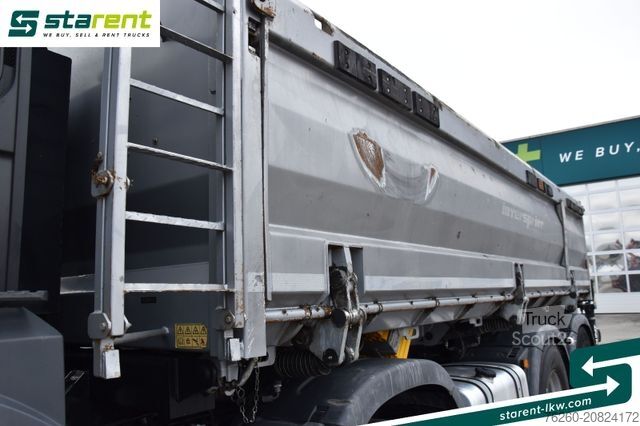 Camião basculante MAN TGS 35.430 8x4 Heckkran HMF1920 Kipper Navi