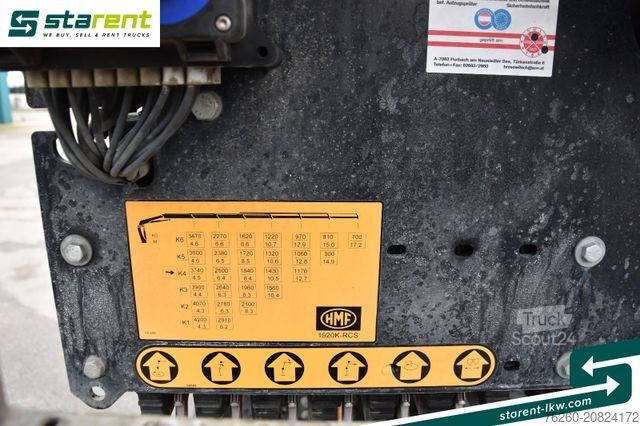 Camião basculante MAN TGS 35.430 8x4 Heckkran HMF1920 Kipper Navi